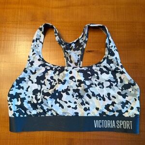 Victoria ’s Secret Sport Sports Bra Grey and White Camo Size M